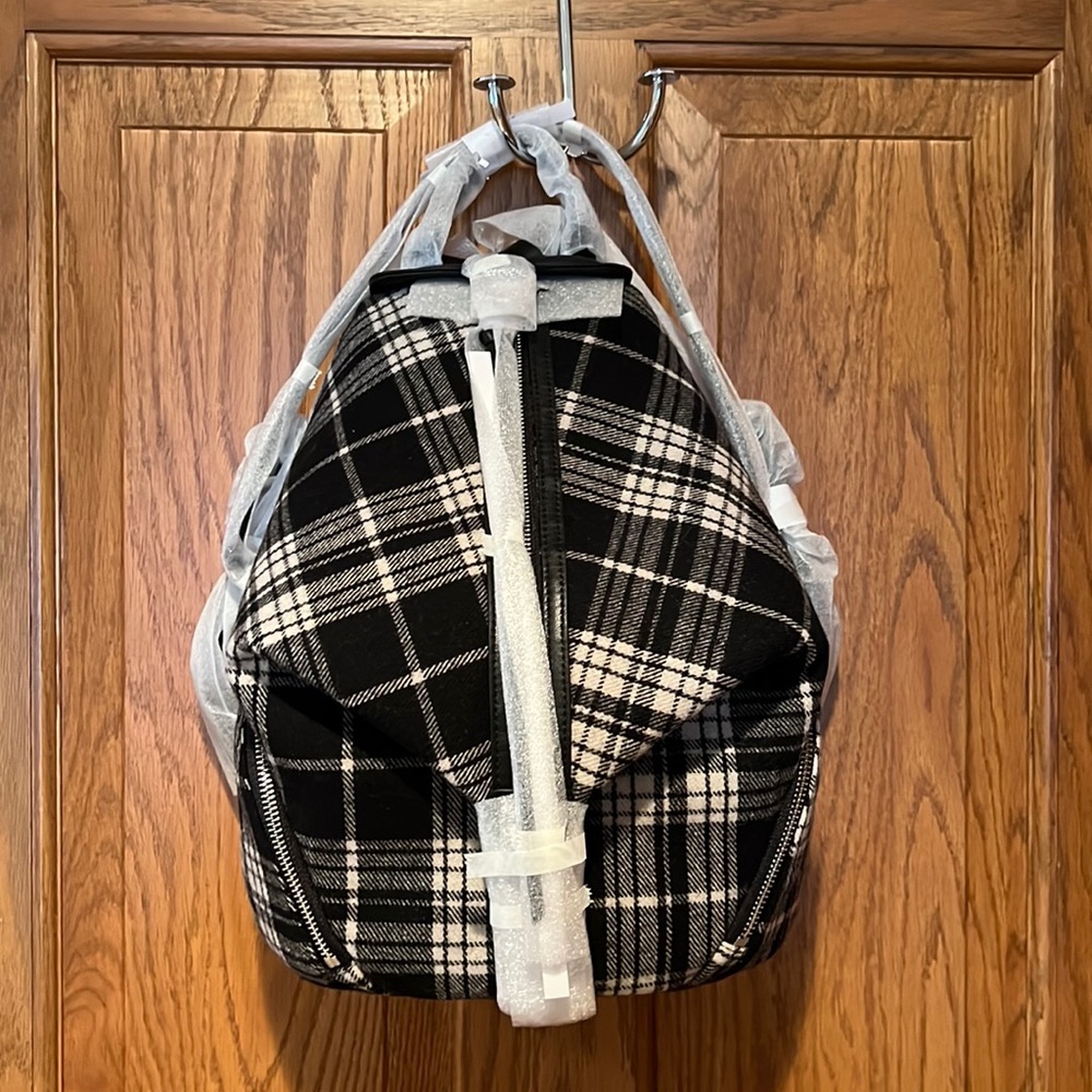 Rebecca Minkoff Julian Plaid Backpack NWT